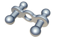 Zubehör/Ersatzteile für Leitungsführungsschiene Strom/Datenkabel